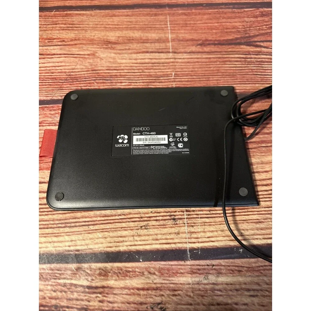 Wacom Bamboo CTH-460 Graphics Drawing Tablet No Pen
